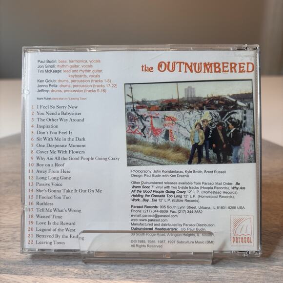 The Outnumbered – Surveying the Damage CD 1997 Parasol Records - Picture 2 of 5